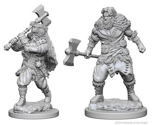 DUNGEONS AND DRAGONS: NOLZUR'S MARVELOUS UNPAINTED MINIATURES -W1-MALE HUMAN BARBARIAN
